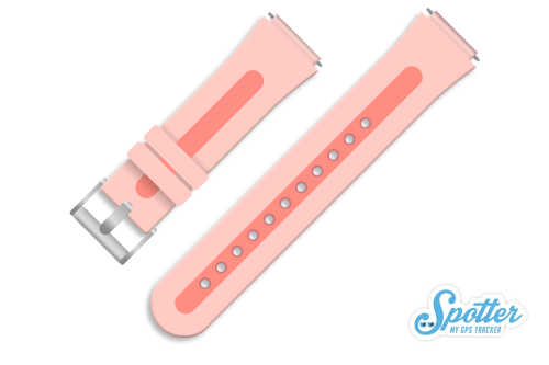 Correa de reloj Spotter rosa – GPS Watch Explorer