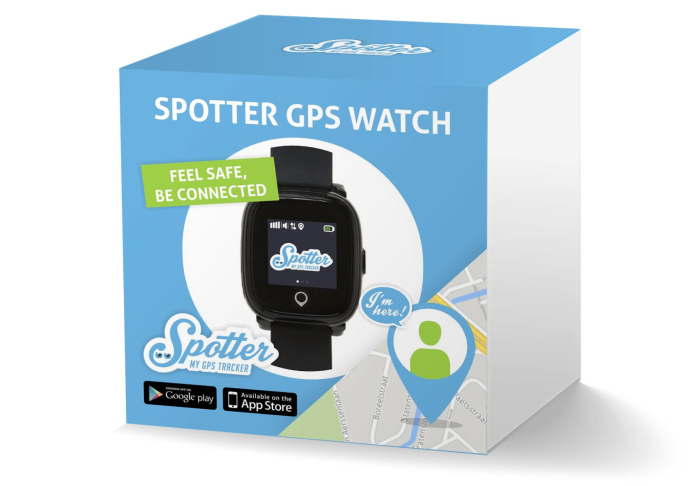 Traceur GPS enfant de Spotter® Design unique, utilisation prépayée