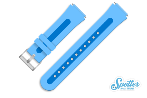Correa de reloj Spotter azul – GPS Watch Explorer